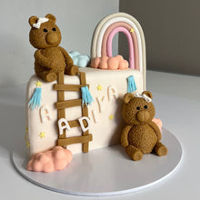 Load image into Gallery viewer, Teddy In The Sky Half Birthday Cake