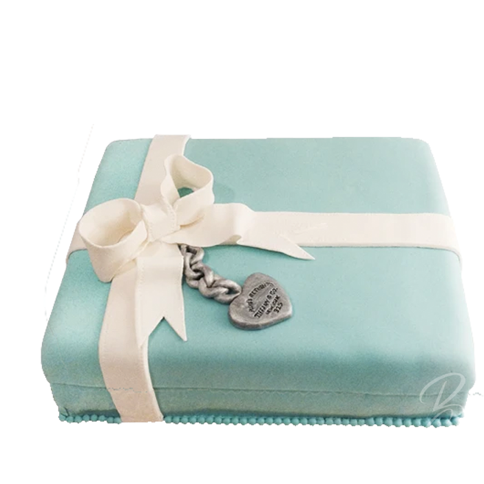 Tiffany Gift Box Cake Bespoke Cakes London Bal Cakery